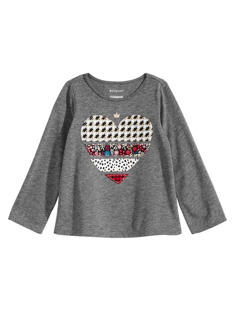 First Impressions Infant Girls Heart Print T-Shirt Size 12 Months